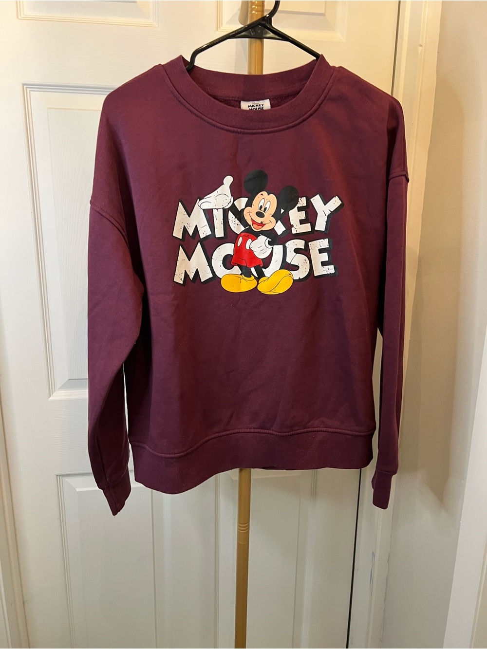 Disney Mickey Mouse Burgundy Sweatshirt